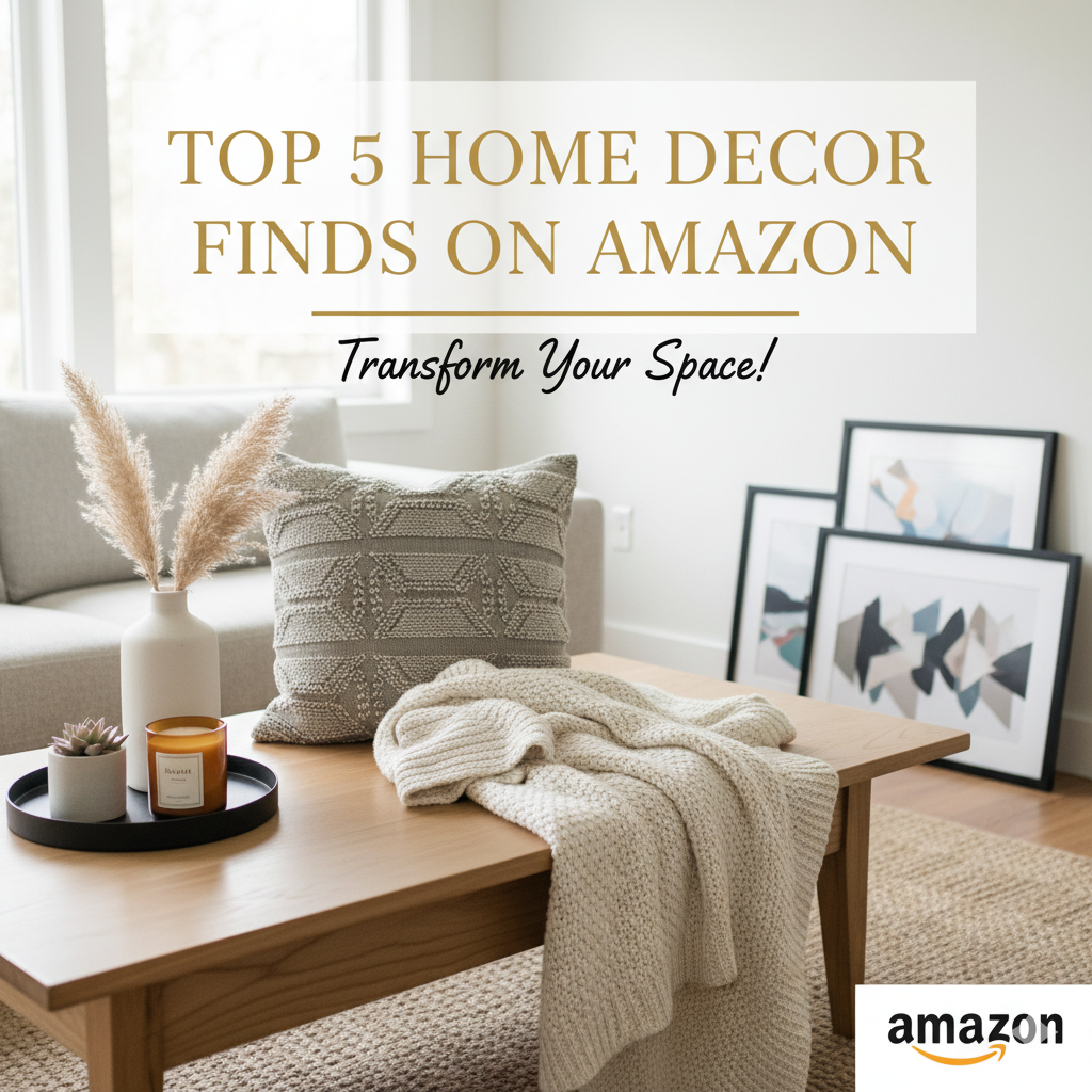 Top 5 Must-Have Amazon Home Decor Finds to Elevate Your Space
