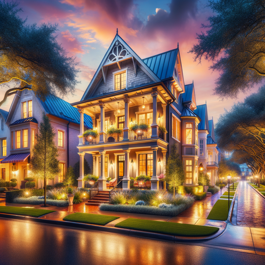 Illustration of River Oaks Houston: Unforgettable Luxury Neighborhood Guide