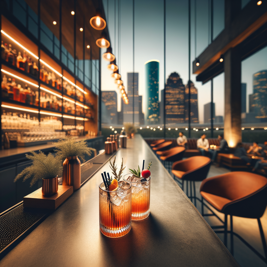 Illustration of Houston Happy Hours: Discover Unforgettable Drinks